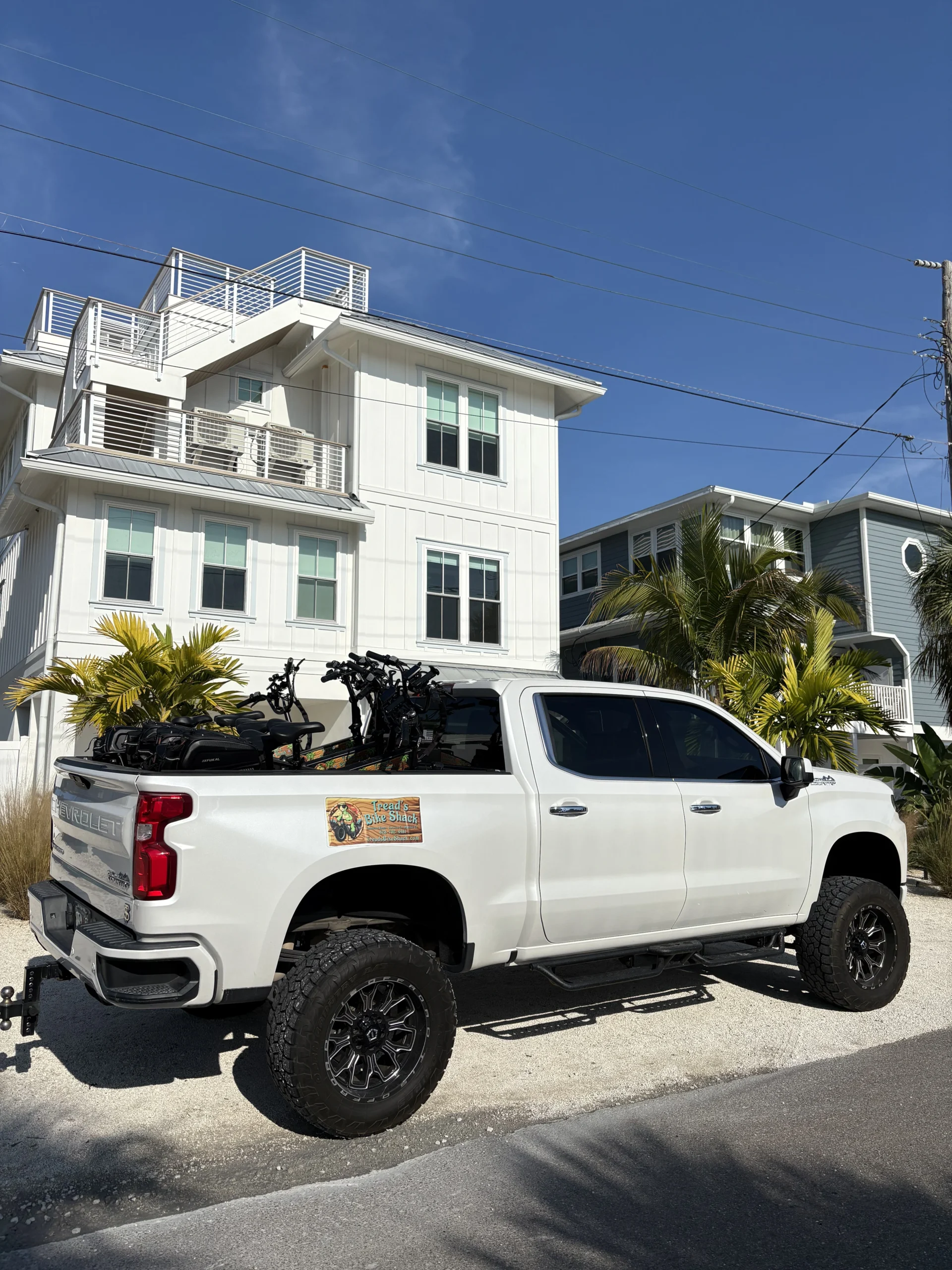 Treads Bike Shack Free Delivery Truck